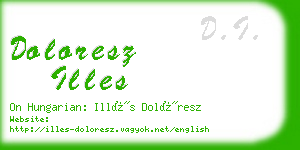 doloresz illes business card